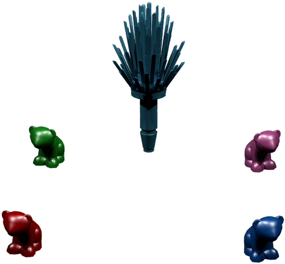 Gummy Bears Park - Illustration (1600x900), Png Download