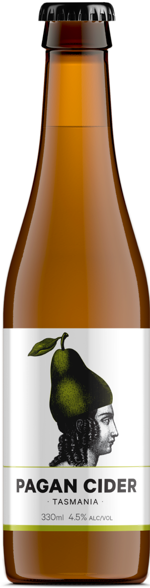 Pagan Cider Pear Cider 330ml Bottle - Pagan Pear X 4 (312x1200), Png Download