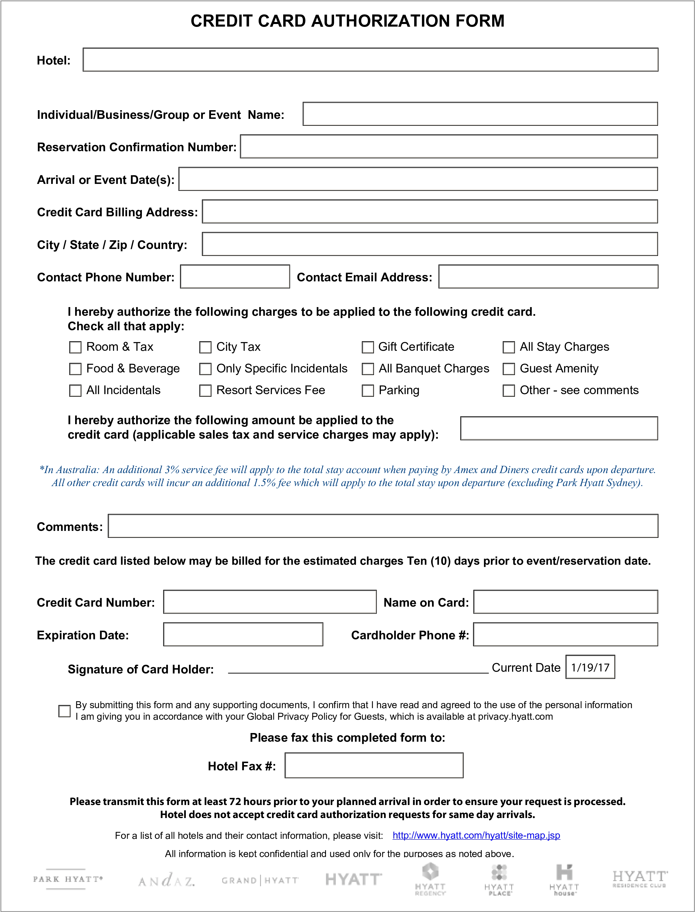 Credit Card Template - Template (2550x3300), Png Download
