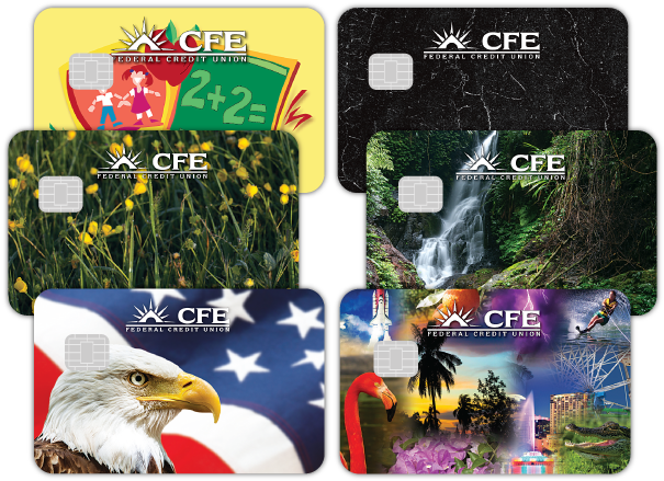 View Cards - Cfe Credit Union Debit Card (636x636), Png Download