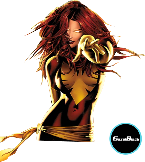 Dark Phoenix Png Clip Library Library (573x640), Png Download