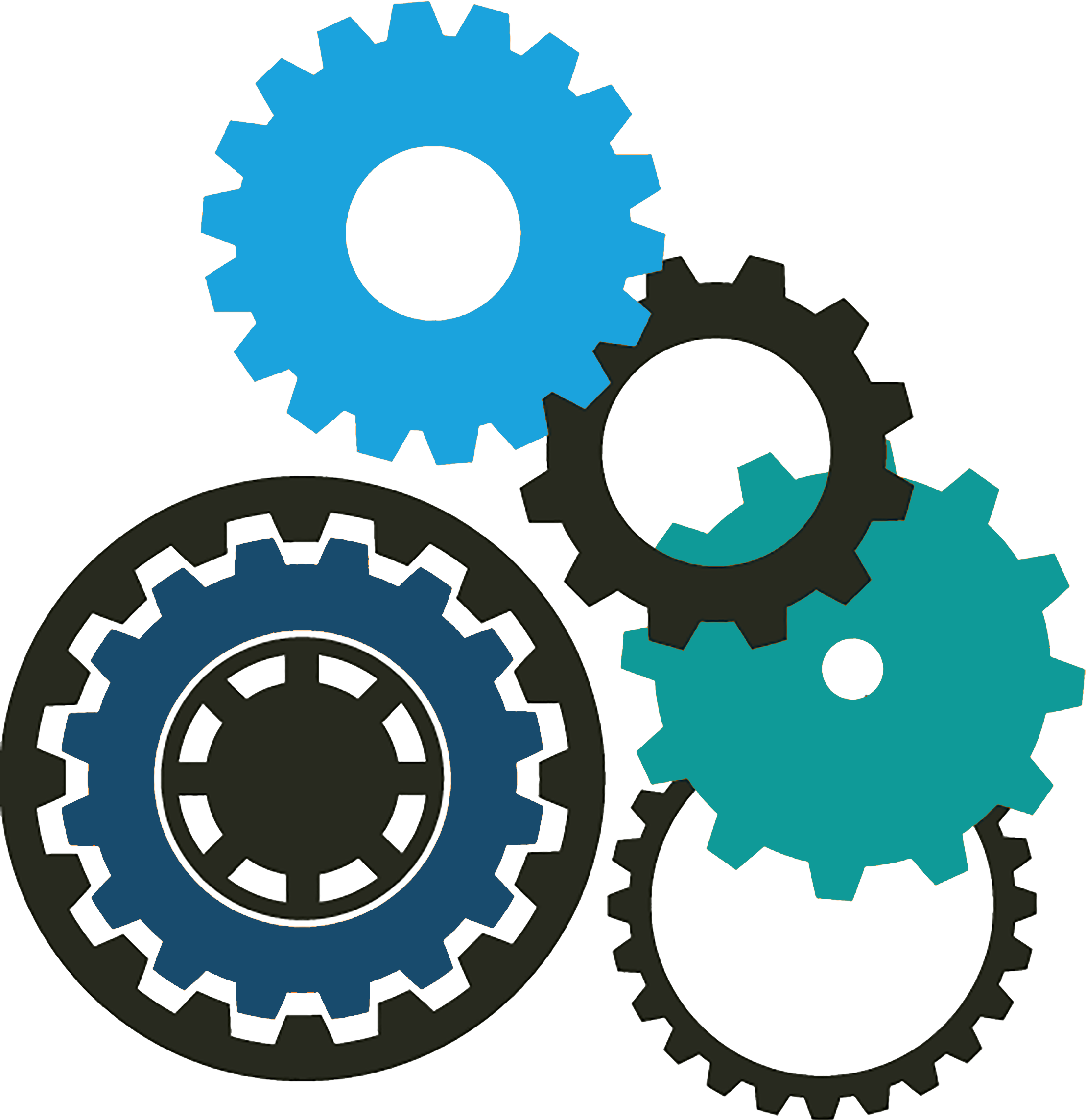 Gears - Cafepress Rectangular Canvas Pillow (2217x2309), Png Download