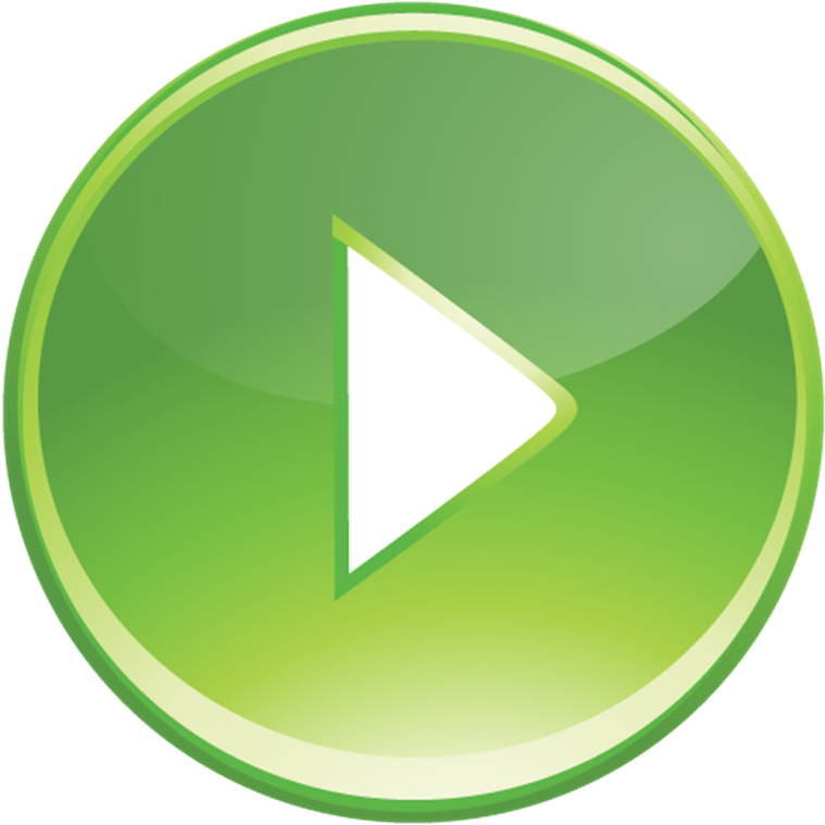 Green Play Button Png - Play Icon Png Green (800x800), Png Download