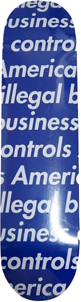 Supreme illegal business デッキ Supreme Illegal Business Skateboard Deck Red - SS18 - US