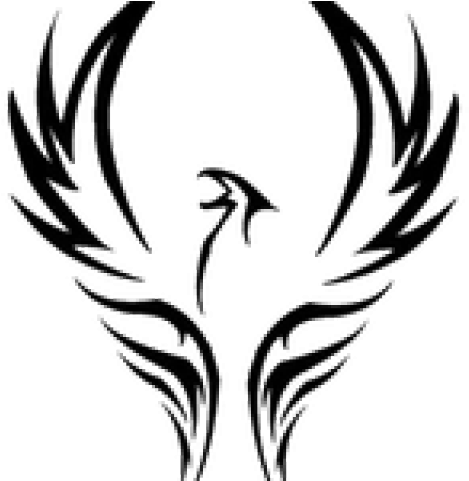 Tribal Phoenix Tattoo (640x480), Png Download