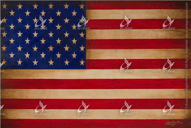 Red, White And Blue - Mq 1 Flag (800x800), Png Download