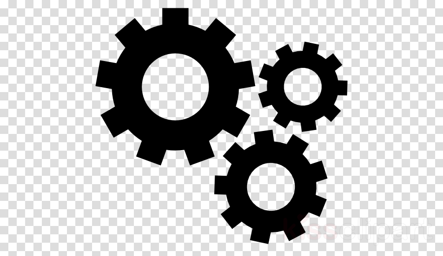 Gears Png Clipart Gear - Note Cards (pk Of 20) (900x520), Png Download