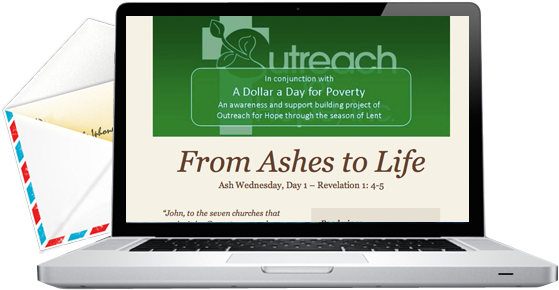 Lenten Devotions By Outreach For Hope - Lifeplans Inc (1014x318), Png Download