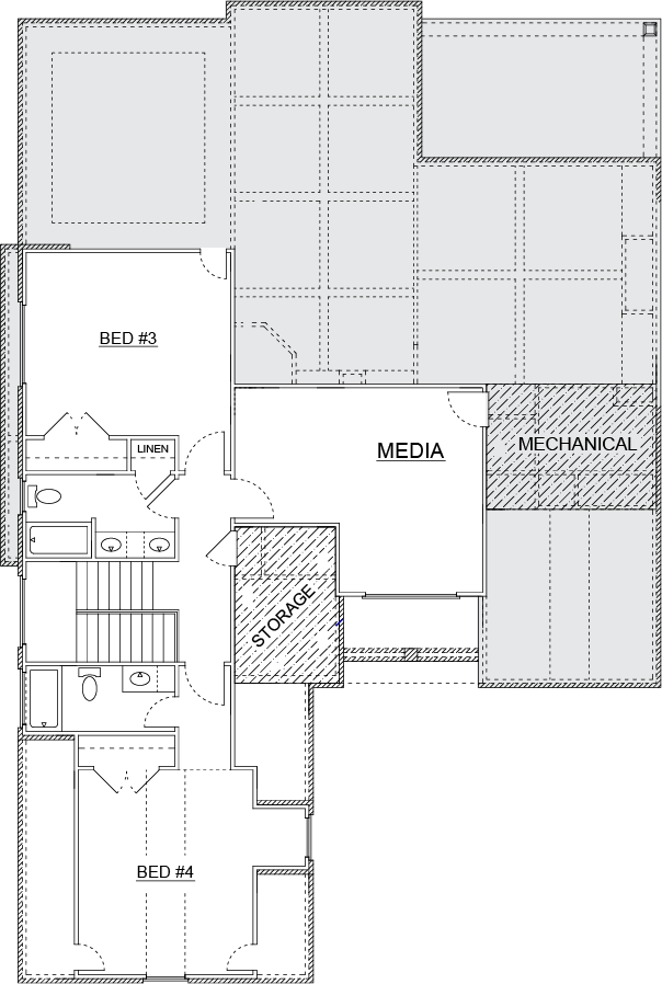 2cd Floor New Home - House (604x898), Png Download