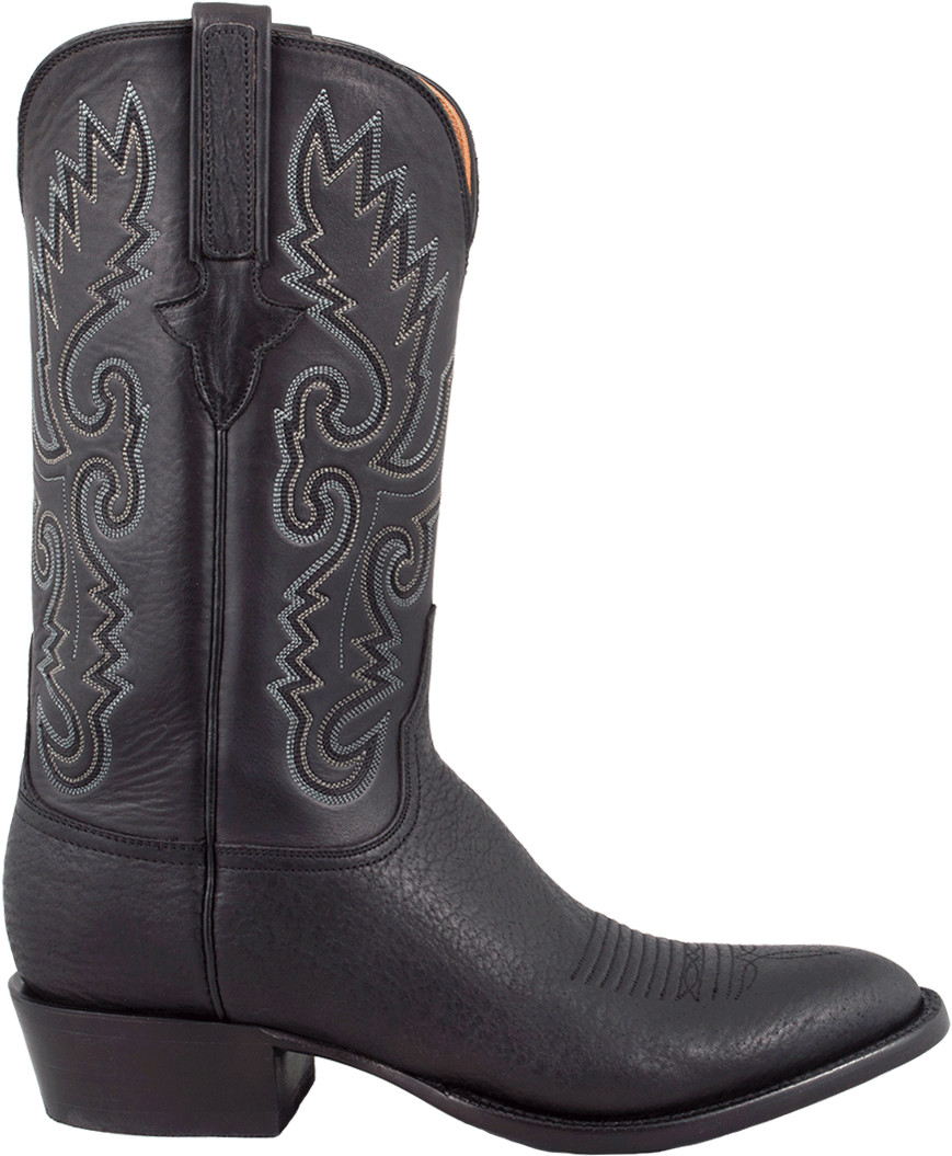Lucchese Men's Black Shark Boots - Pinto Ranch (870x1280), Png Download