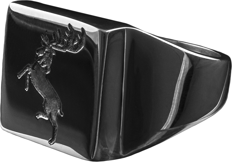 Game Of Thrones - Olga Ganoudis Game Of Thrones - Baratheon Sigil Ring (750x523), Png Download