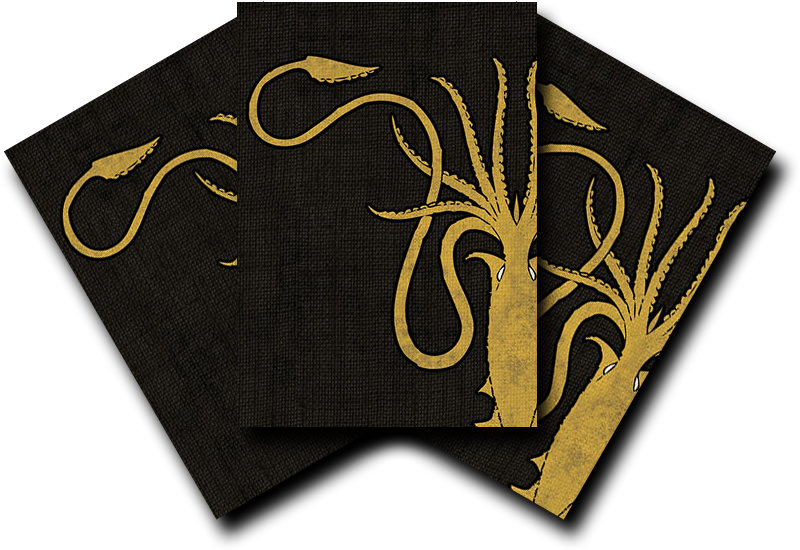 Game Of Thrones - Game Of Thrones Hbo Art Sleeves - House Greyjoy (808x565), Png Download
