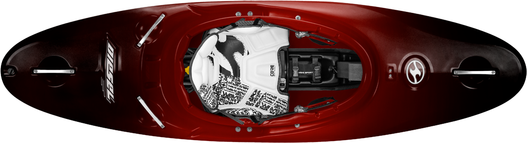 Diesel 60 Core Whiteout In Cherry Bomb - Wave Sport Diesel Core Whiteout Black Ice Kayak (1230x930), Png Download