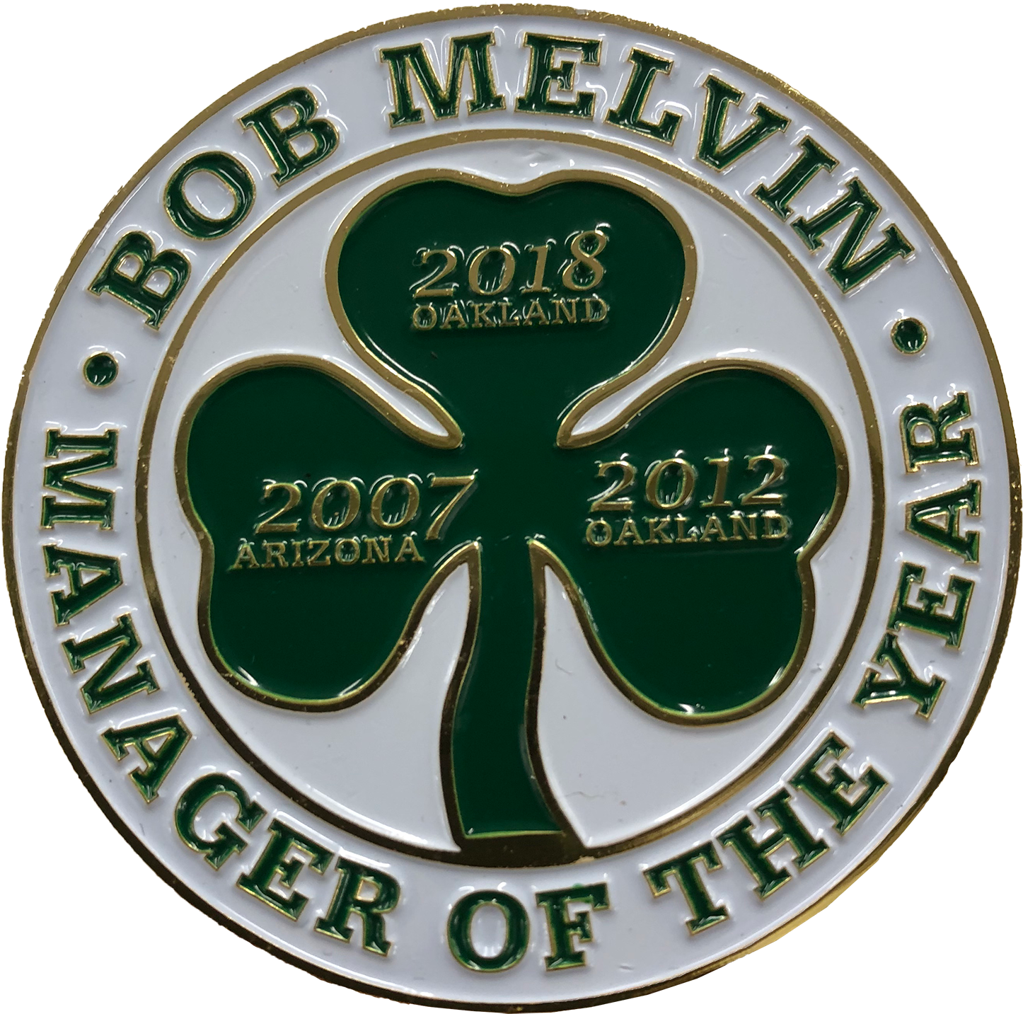 Bob Melvin Manager Of The Year Pin - Emblem (1500x1500), Png Download