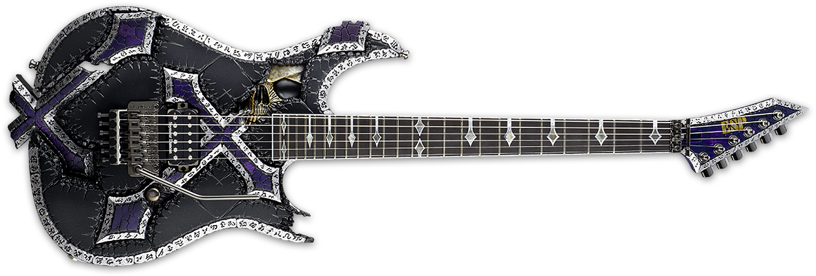Kizoku - Esp Guitars Custom (1200x426), Png Download