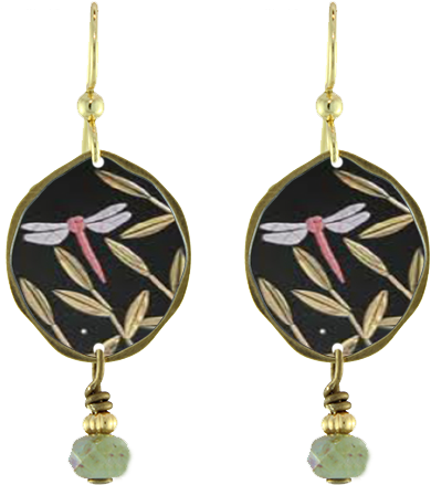 Dragonfly Drop Earrings - Örhängen Frida Kahlo Silver Feminist Symbol Feminism (692x749), Png Download