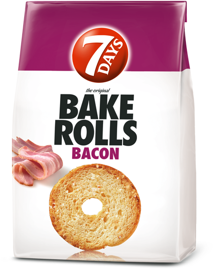 Bacon - 70g - 7 Days Bake Rolls (815x580), Png Download