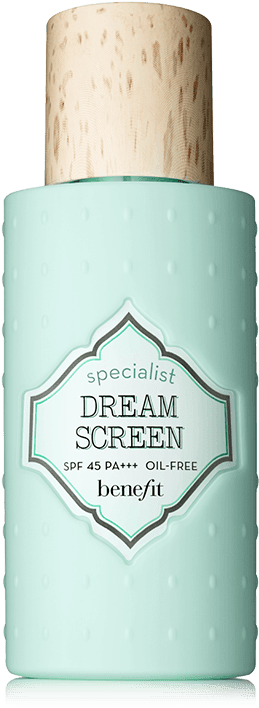 A Fragrance And Oil-free Matte Sunscreen With Spf For - Benefit Cosmetics Dream Screen Sunscreen (800x900), Png Download