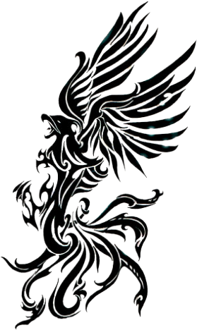 Phoenix Tattoos Png Transparent Images - .png Tattoo (640x480), Png Download