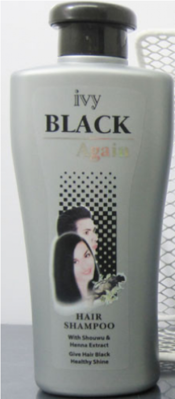 Ivy Shampoo Black Again-800x800 - Hair (800x800), Png Download