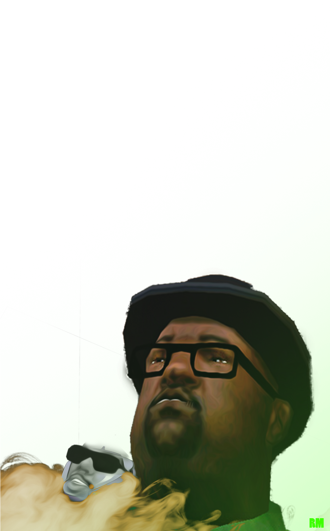 Filterbig Smoke - Big Smoke Head Png (1080x1920), Png Download