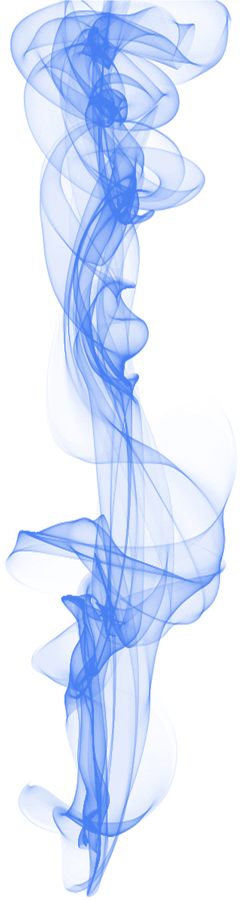 Blue Drawing Smoking (2480x3508), Png Download