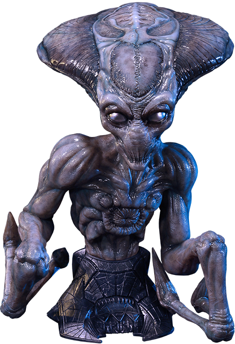 Alien Life-size Bust - Independence Day Alien Bust 1 1 (480x703), Png Download