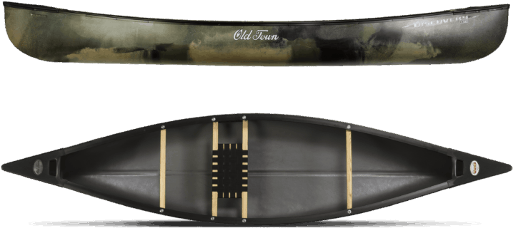 Old Town Discovery 119 Canoe, Camo (750x423), Png Download