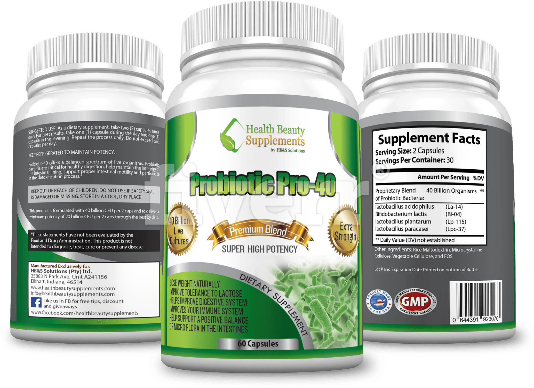 Super Probiotic Blend***top Rated 5 Star Pillsbeats (2068x1608), Png Download