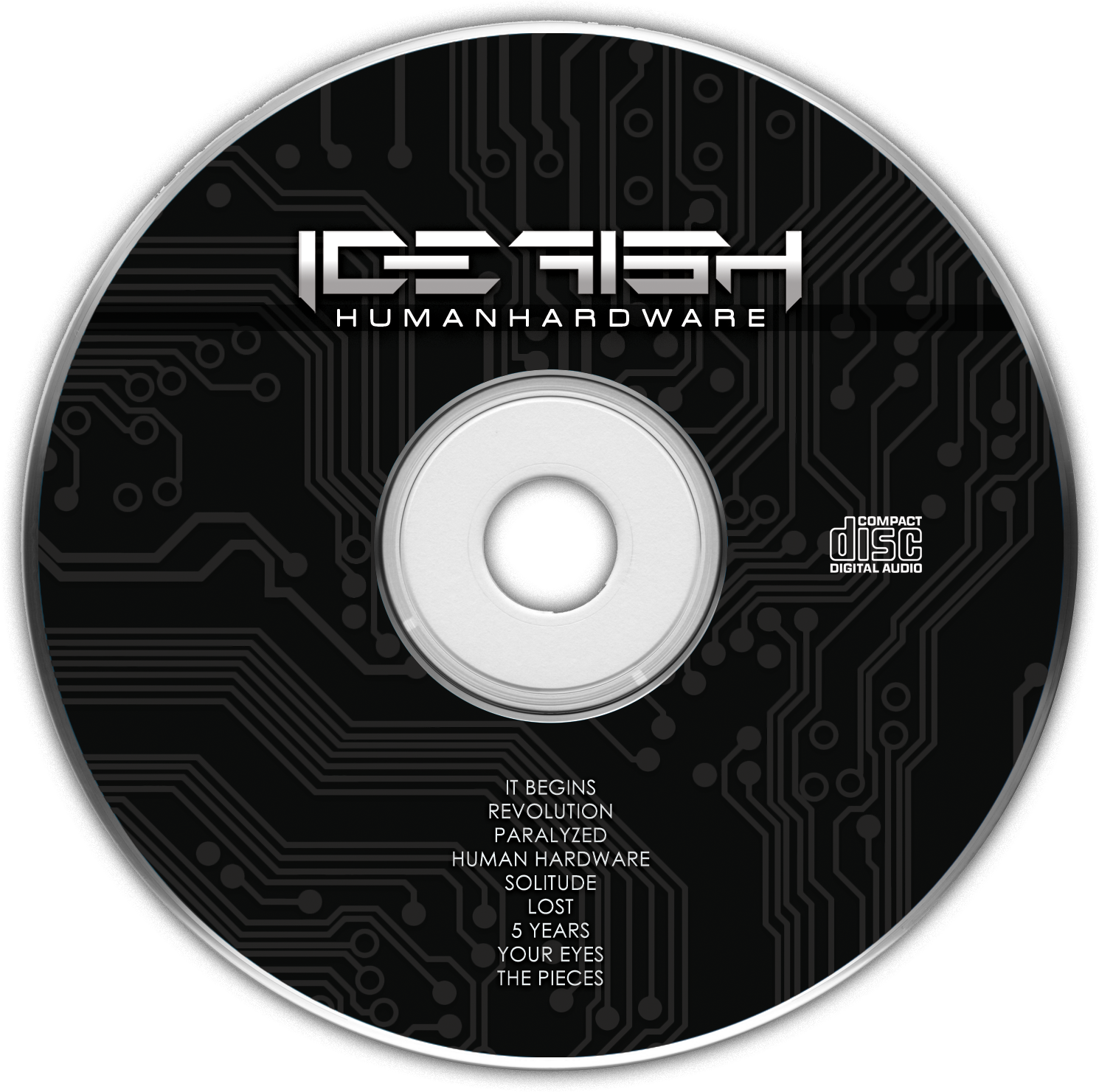 Icefish Human Hardware - Cd (1490x1481), Png Download