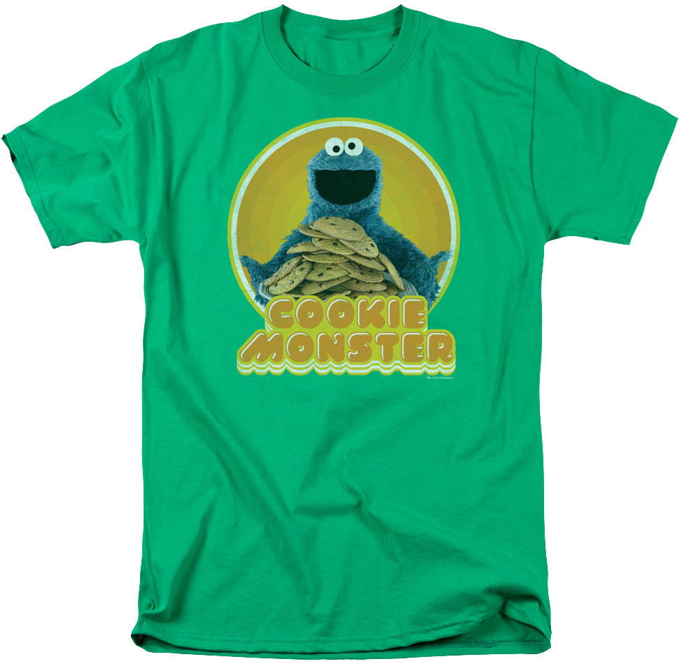Cookie Monster T-shirt - Forbidden Planet T Shirt (979x956), Png Download