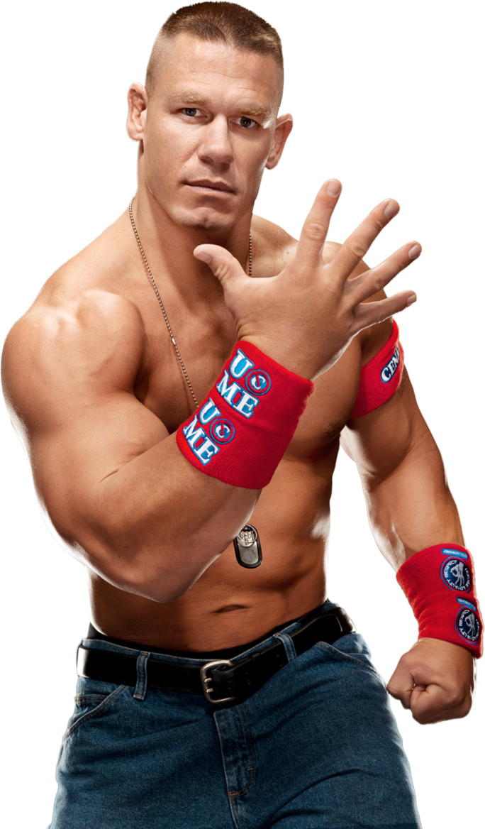 Rapper Image Altogether When The Wwe Became A Family - John Cena Gif Png (684x1168), Png Download