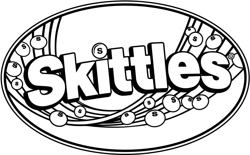 Skittles Glaubt An Den Regenbogen Und An Das, Wofür - Skittles Fruits White 174g (1024x724), Png Download