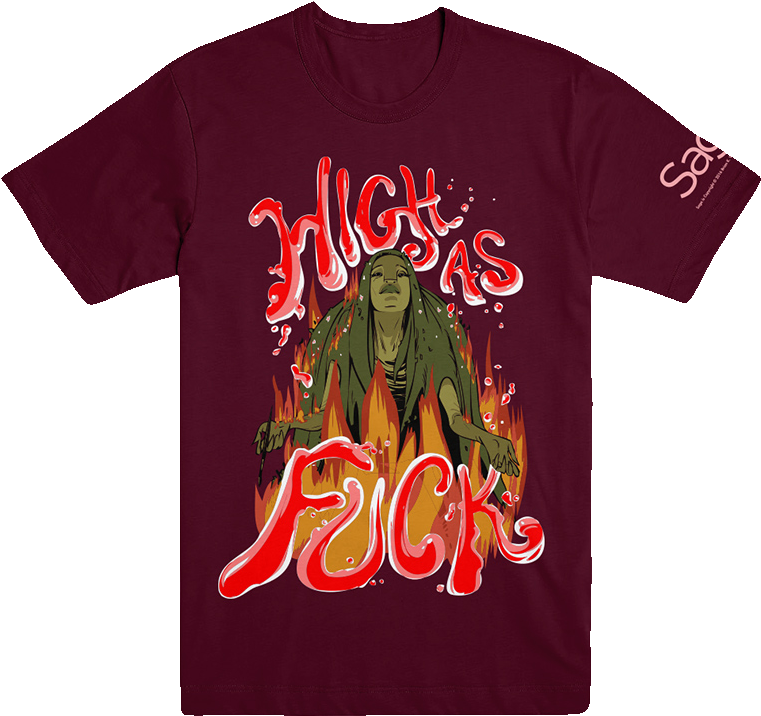 Saga High As F**k T-shirt - Saga Comic High As Fuck (800x800), Png Download