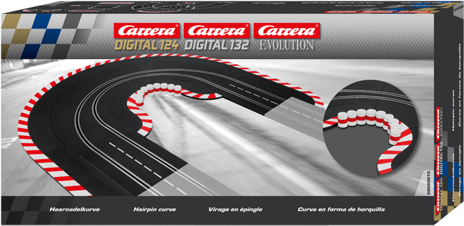Carrera Digital 132 Hairpin Curve (700x467), Png Download