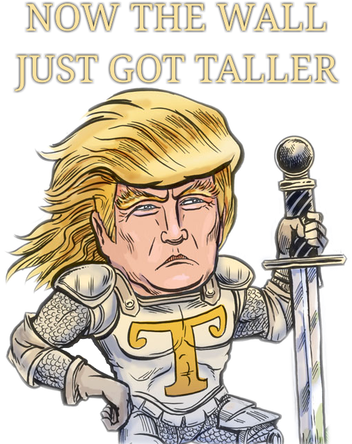 Now The Wall Ust Got Taller Donald Trump United States - Trump 4 Chan Memes (506x668), Png Download