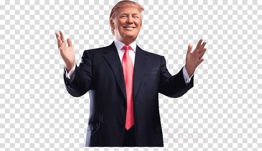 Donald Trump Png Clipart Presidency Of Donald Trump - Donald Trump With His Hands Up (900x520), Png Download