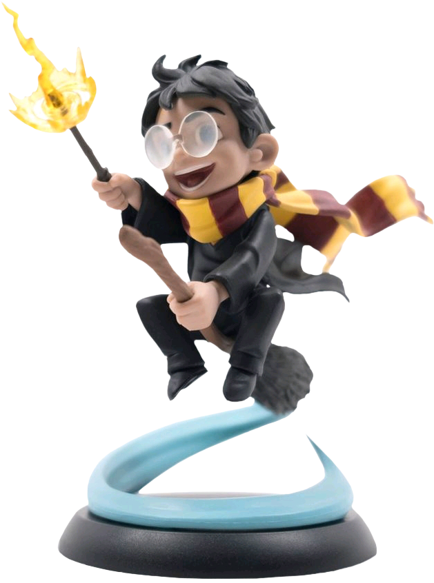 Harry's First Flight Q-fig 5” Vinyl Figure - Q Fig Harry Potter (892x900), Png Download