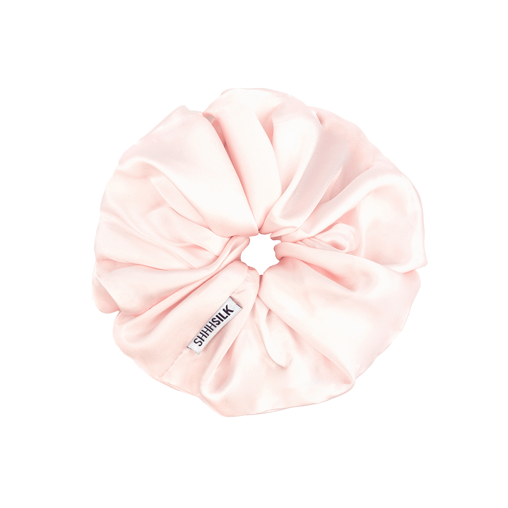Pink Oversized Silk Scrunchie (1024x1024), Png Download