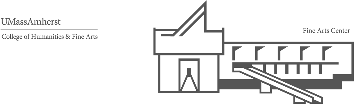 Stylized Rendering Of The Fine Arts Center, Home Of - Dance (1600x425), Png Download