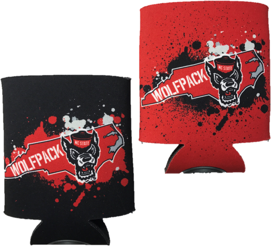 Nc State Wolfpack State Wolfhead Can Koozie - North Carolina State University (1024x1024), Png Download