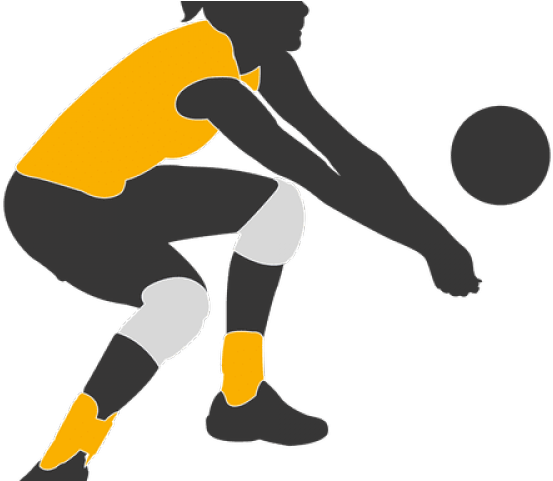 Vector Volleyball Silhouette Png (640x480), Png Download
