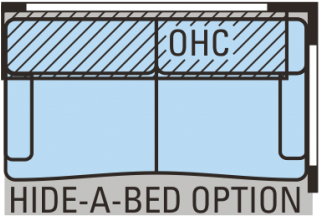 Hide A Bed Option - Gate (1800x913), Png Download