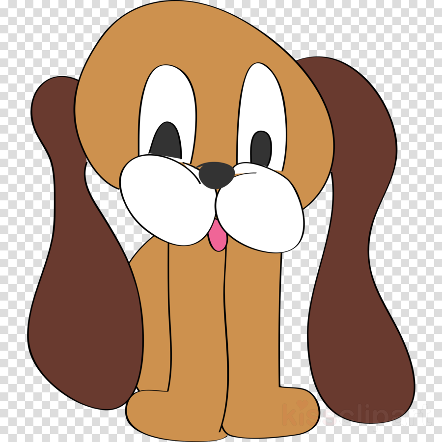 Dog Long Ears Clipart Puppy Clip Art - Custom Cartoon Dog Shower Curtain (900x900), Png Download