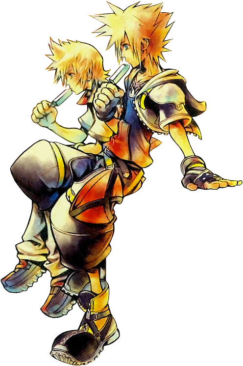 Kingdom Hearts 2 Png Graphic Black And White Stock - Kingdom Hearts 2 (975x977), Png Download