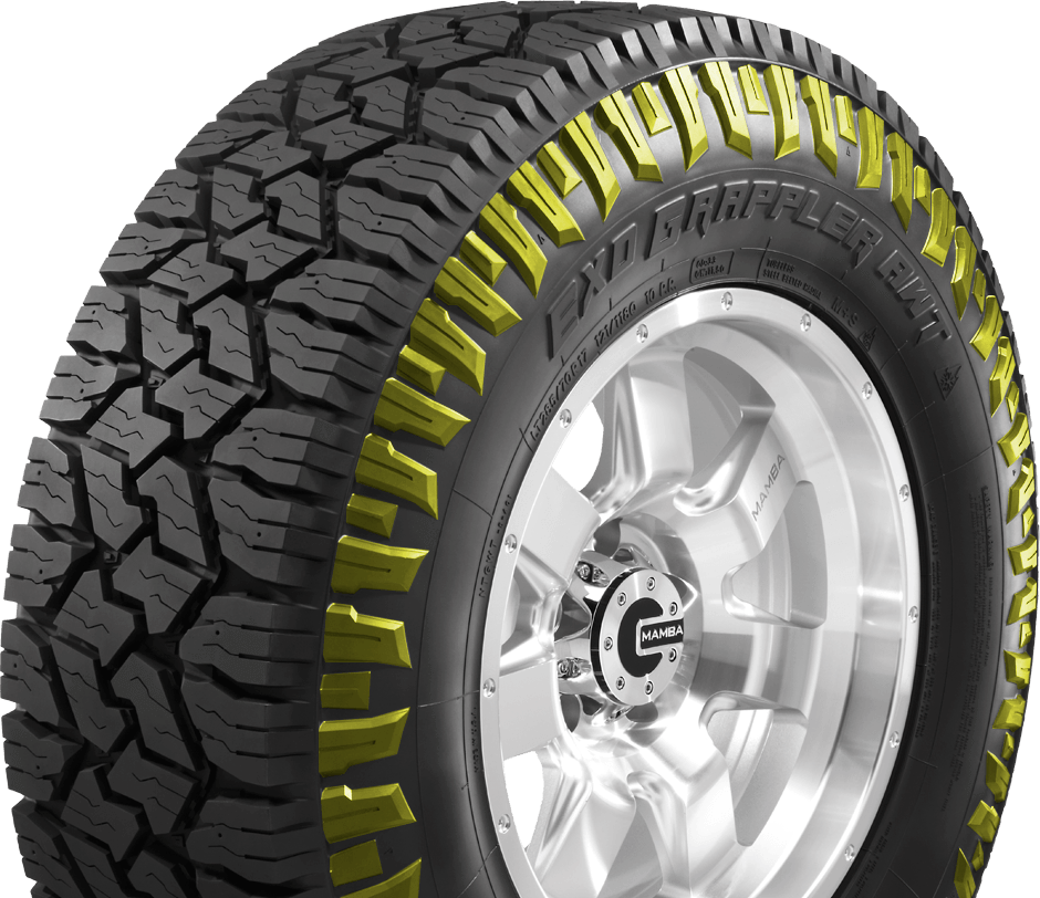 Tire Tread Marks Png Clipart Library Stock - Nitto Exo Grappler Awt A T (940x812), Png Download