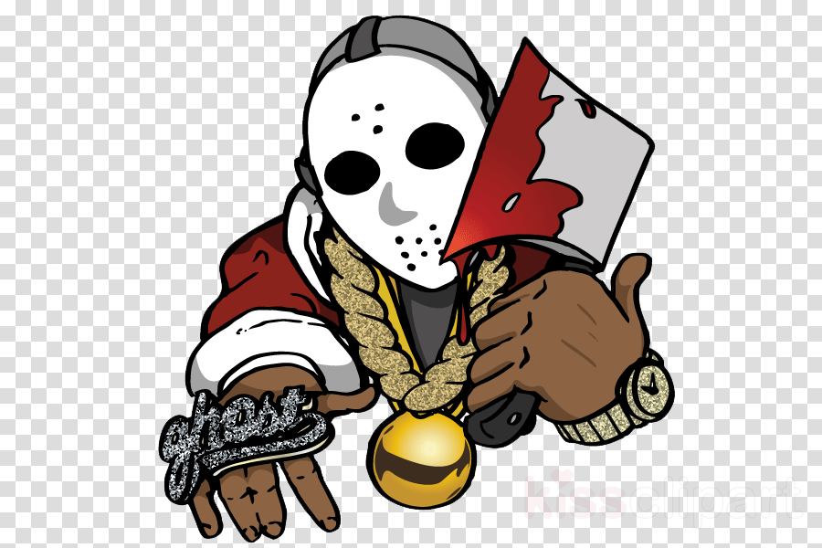 Ghostface Emoji Clipart Emoji Glo Gang Emoticon - Wrigley Field (900x600), Png Download