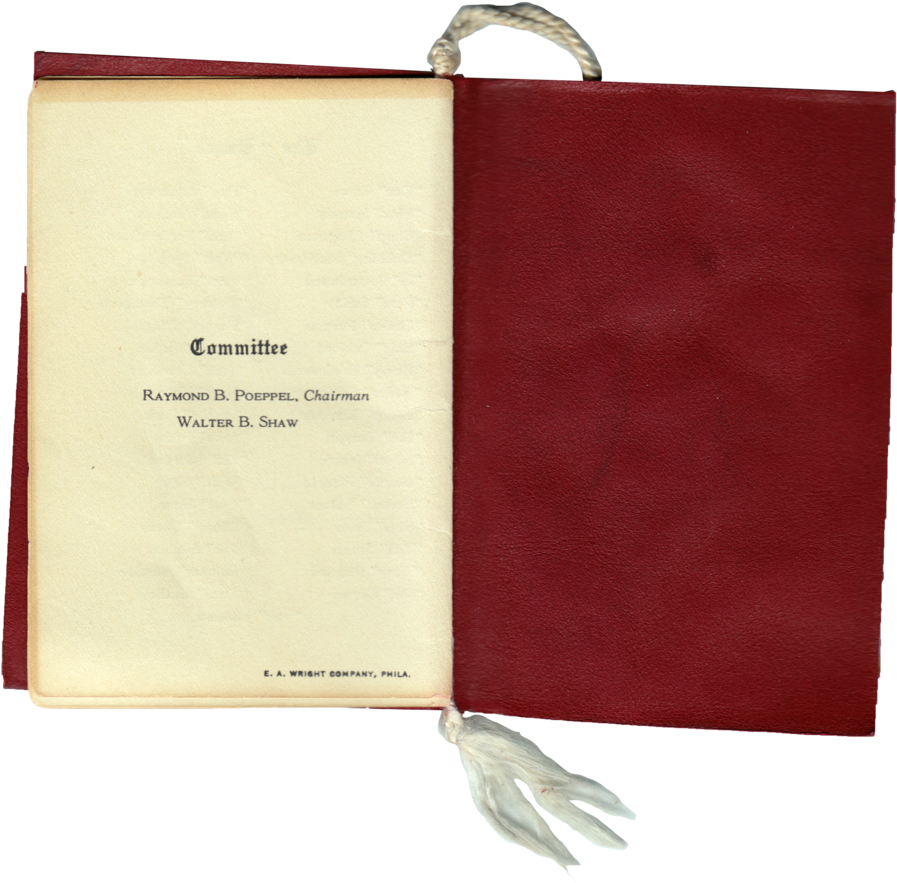 Formal Dance Book From Pennsylvania Day At Omega Chapter (1000x931), Png Download