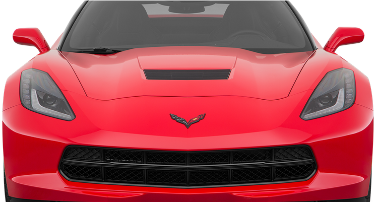 Low/wide Front - Corvette Stingray (800x400), Png Download