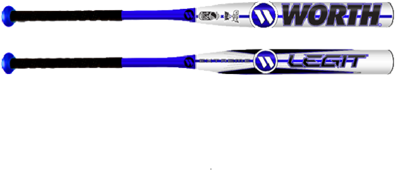 2018 Worth Legit Extreme Xl - Softball Bats (600x600), Png Download